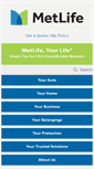Mobile Screenshot of metlifeyourlife.com